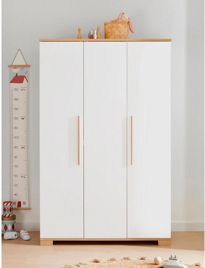 PAIDI Kinderwelten Kledingkast YOLANDA 3T enorm veel ruimte met veel legplanken en kledingstangen - Foto 2