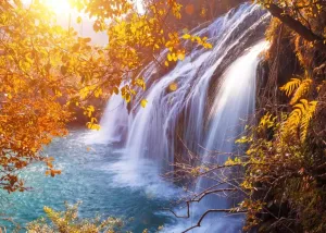 Papermoon Fotobehang Autumn Waterfall