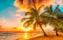 Papermoon Fotobehang Barbados Palm Beach - Thumbnail 1