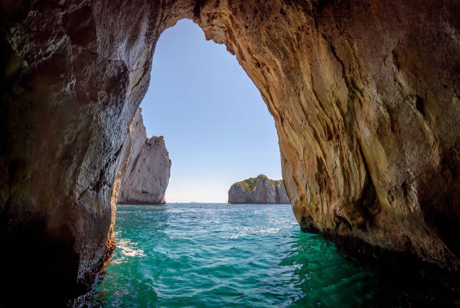Papermoon Fotobehang Blue Grotto in capri IJsland - Foto 1