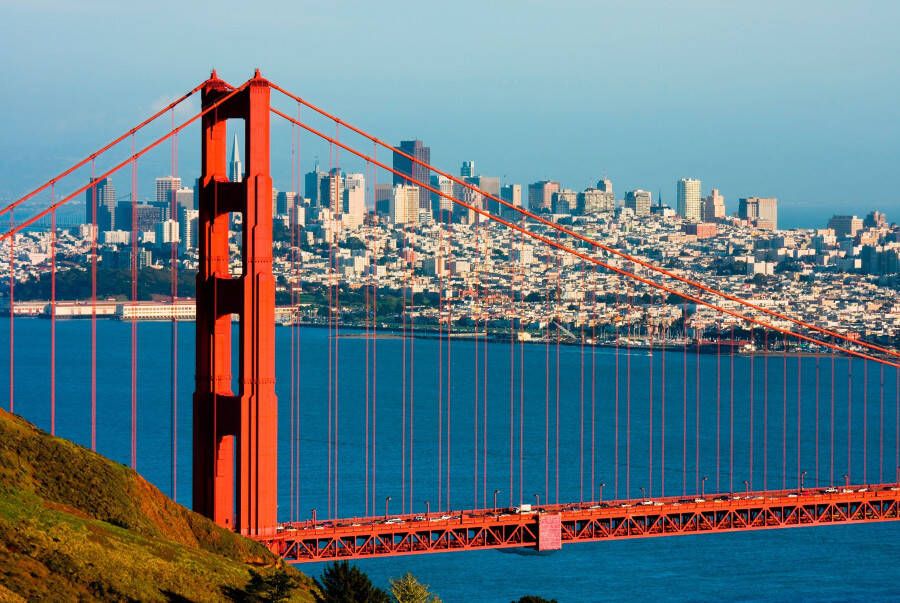 Papermoon Fotobehang Golden Gate Bridge - Foto 1