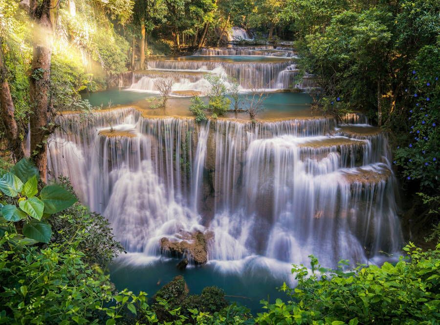Papermoon Fotobehang Huay Mae Khamin Waterfall - Foto 1