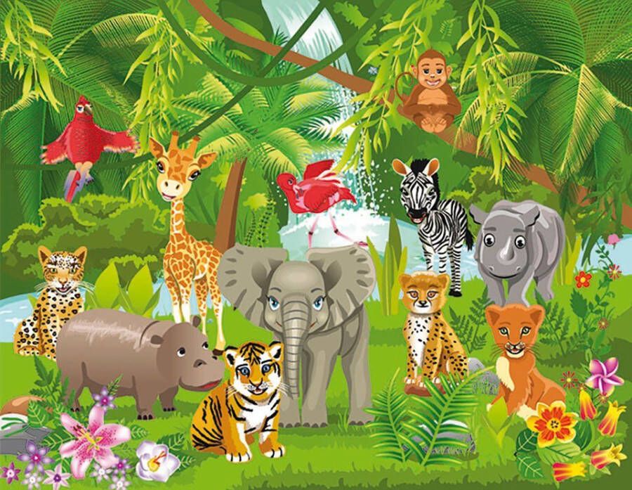 Papermoon Fotobehang Kids Jungle animals - Foto 1