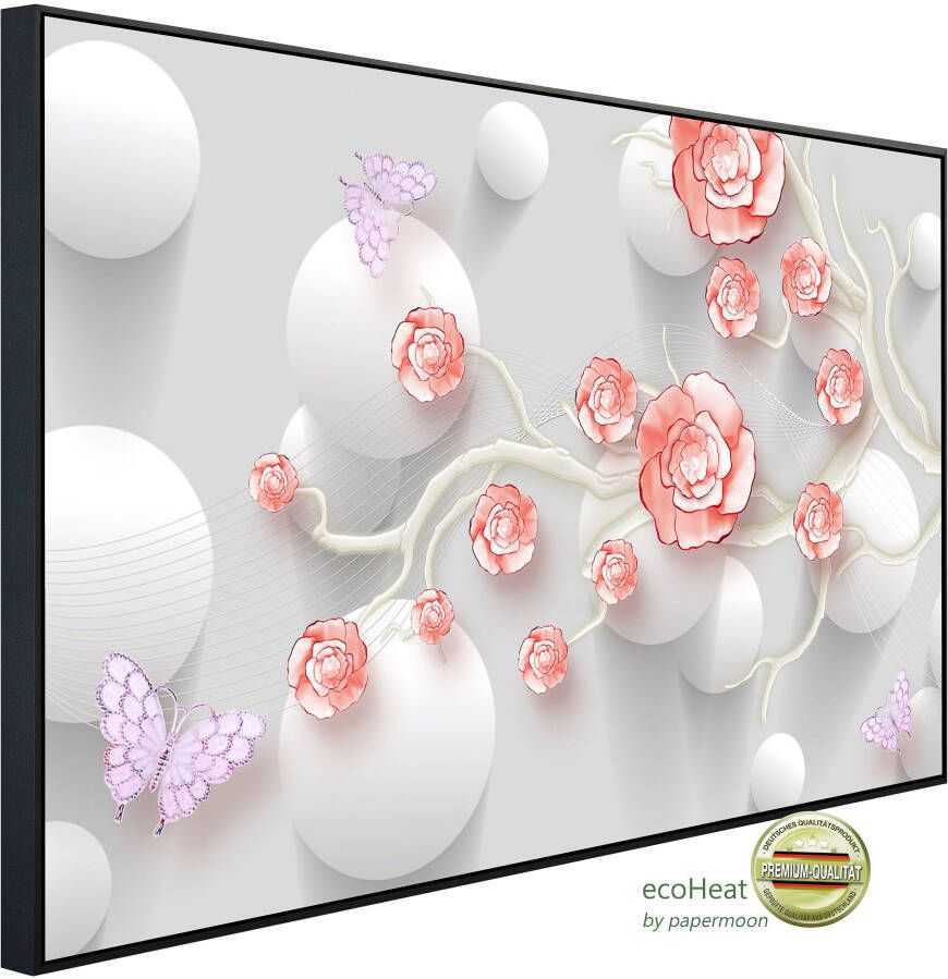 Papermoon Infraroodverwarming Abstract 3D-effect met bloemen - Foto 6