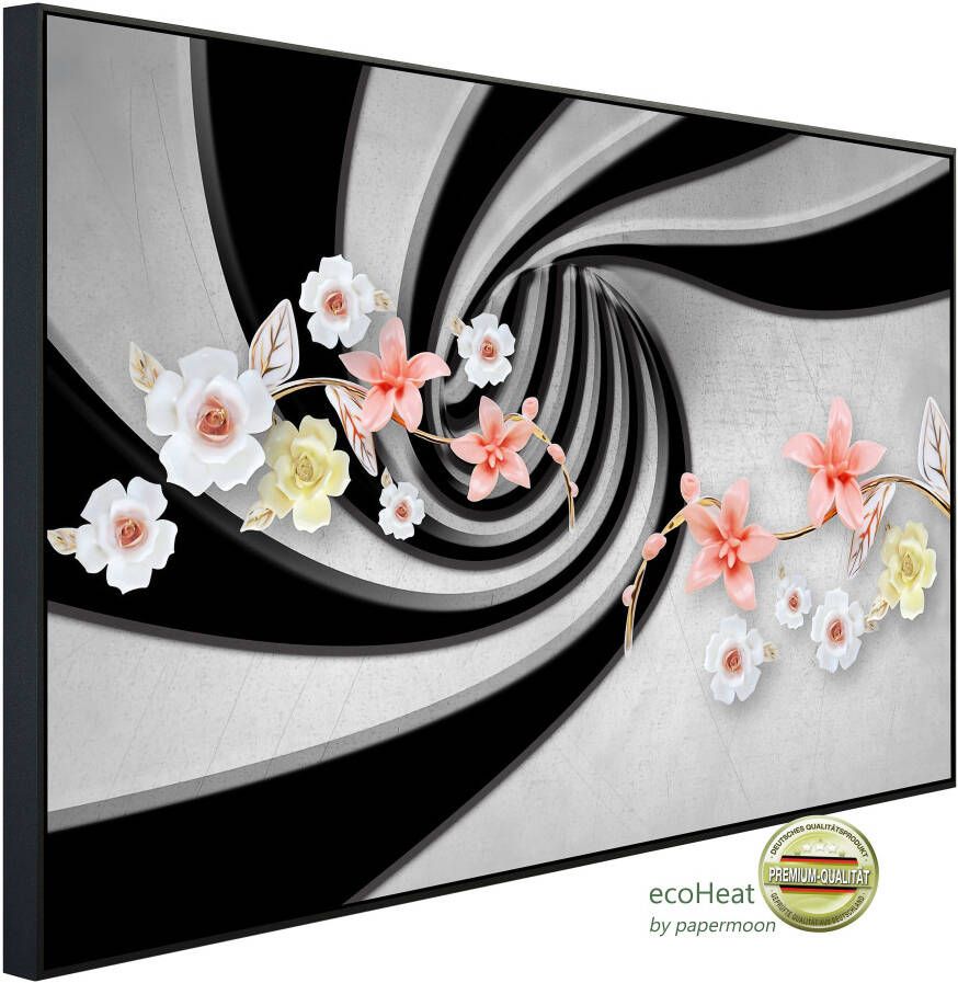 Papermoon Infraroodverwarming Abstract 3D-effect met bloemen - Foto 6