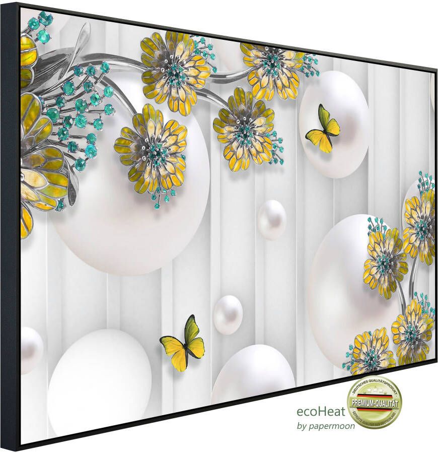 Papermoon Infraroodverwarming Abstract 3D-effect met bloemen en vlinders - Foto 6