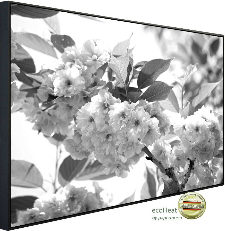 Papermoon Infraroodverwarming Bloemen zwart & wit zeer aangename stralingswarmte - Foto 6