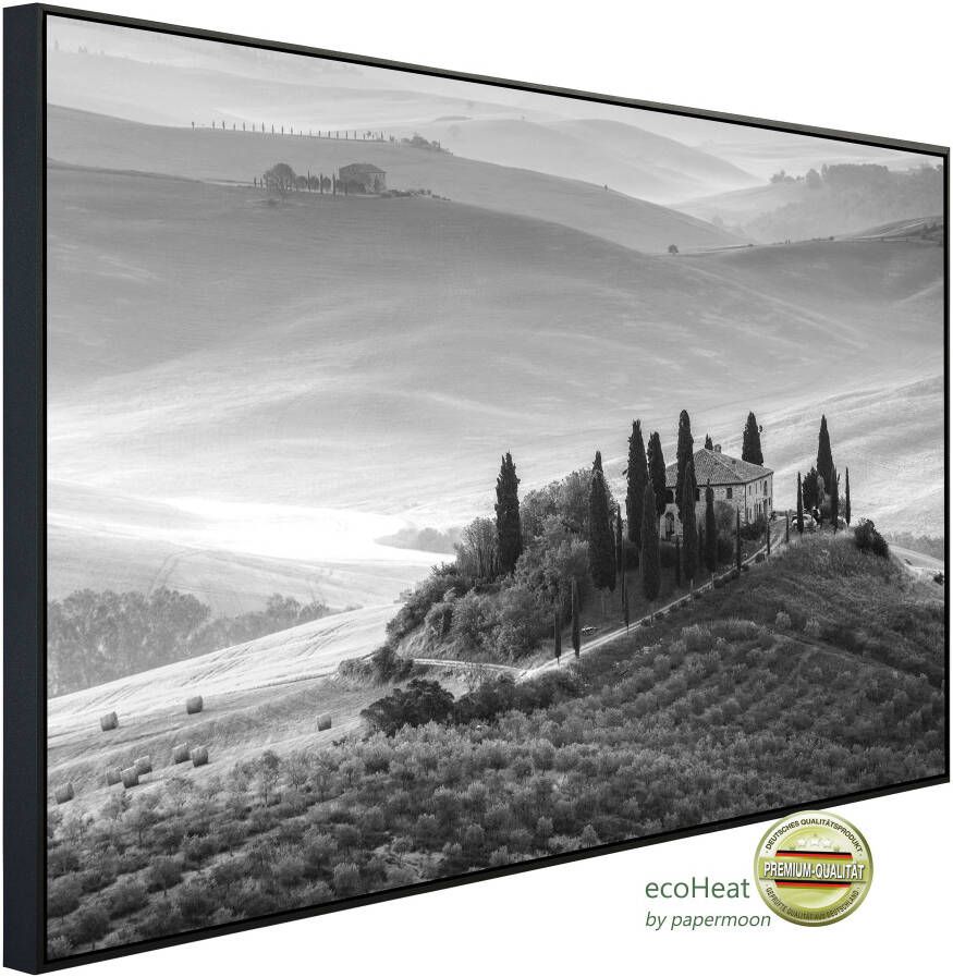 Papermoon Infraroodverwarming Italië landschap zwart & wit zeer aangename stralingswarmte - Foto 6