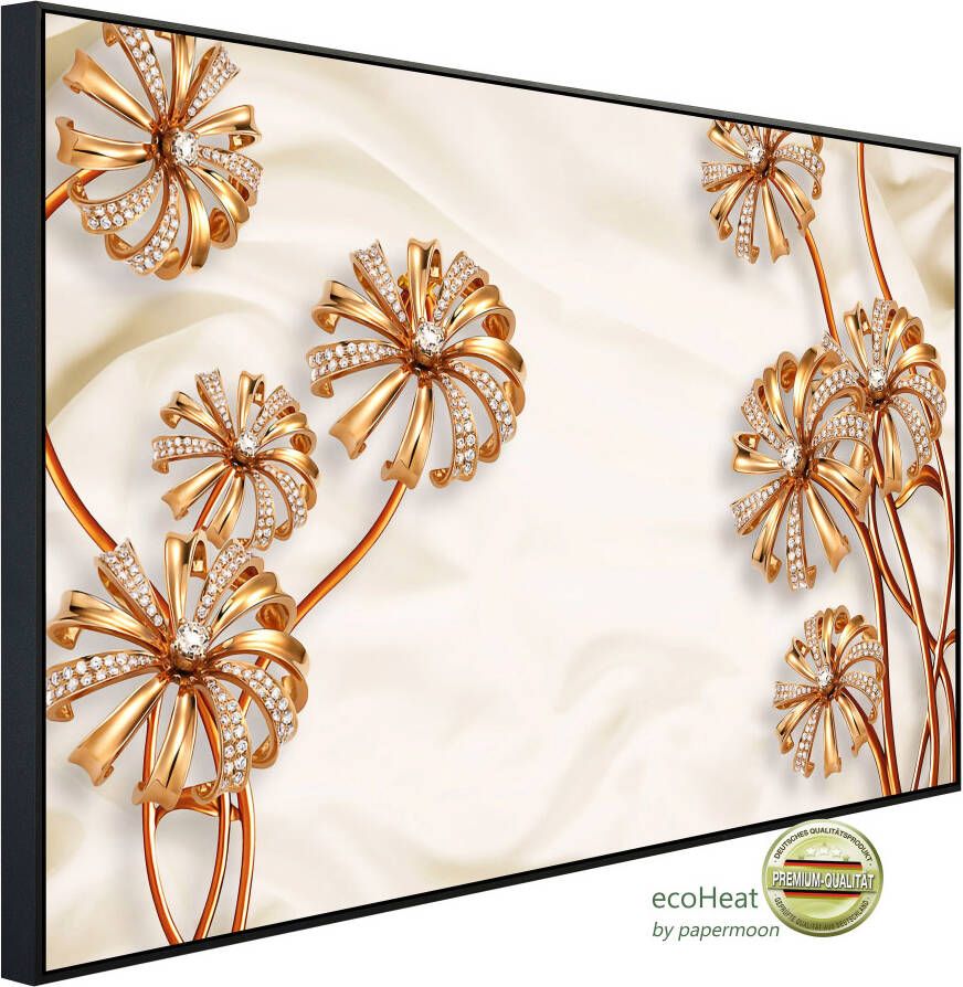 Papermoon Infraroodverwarming Motief met bloemen en reeën zeer aangename stralingswarmte - Foto 6