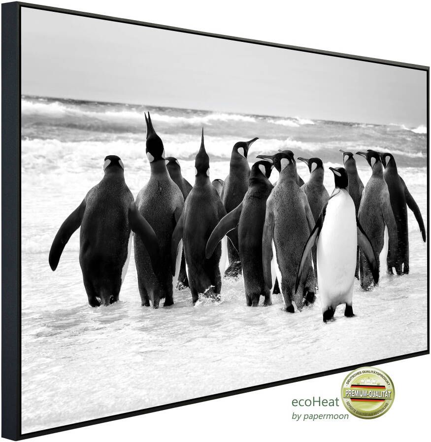 Papermoon Infraroodverwarming Pinguïn zwart & wit zeer aangename stralingswarmte