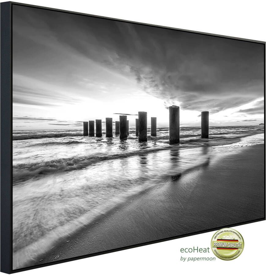 Papermoon Infraroodverwarming Strand zwart & wit zeer aangename stralingswarmte - Foto 6