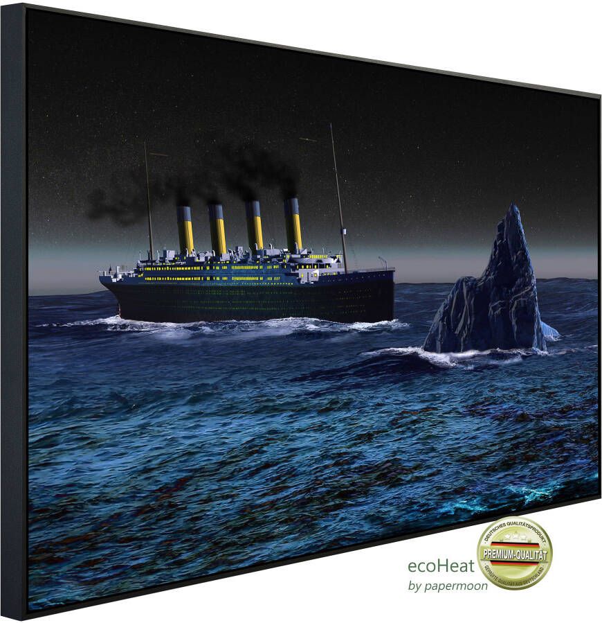 Papermoon Infraroodverwarming Titanic met ijsberg zeer aangename stralingswarmte - Foto 6