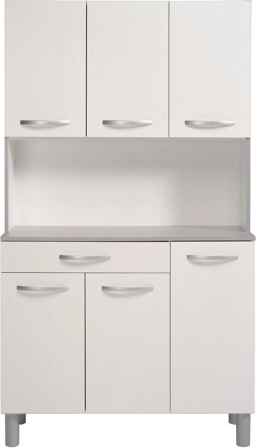 Parisot Buffetkast Spoon 1 keukenbuffet veel bergruimte 6 deuren (1 stuk) - Foto 7