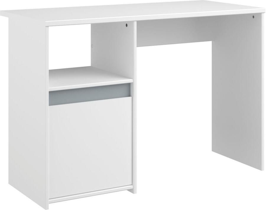 Parisot Bureau Rue 110cm met kast wit grijs of wit roze - Foto 5