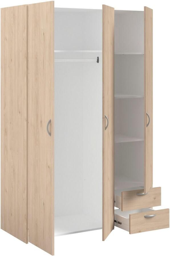 Parisot Kledingkast Salvador 3 deuren 2 laden Jackson Oak - Foto 3