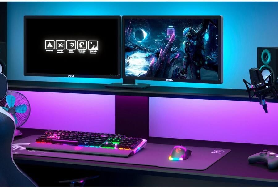 Parisot Hoogslaper Gaming-bed met bureau USB-aansluiting LED veel opbergruimte - Foto 8