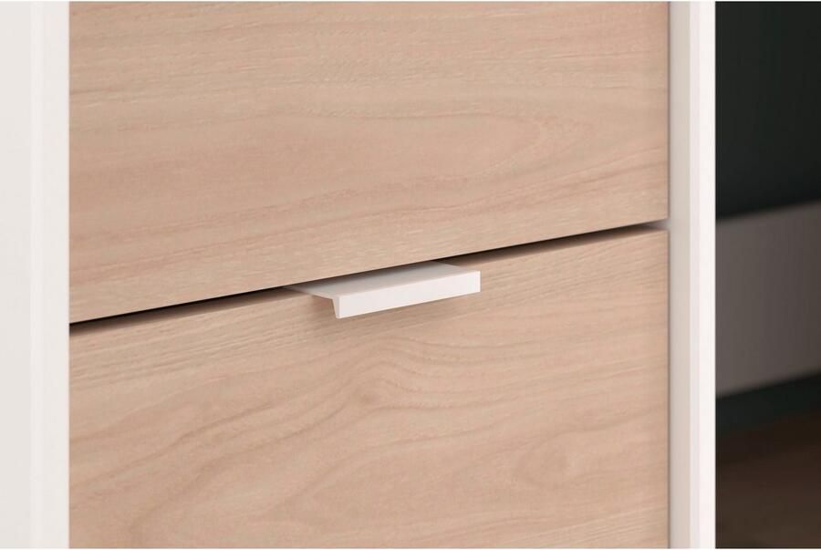 Parisot Lit Combiné avec Bureau Rangements et Penderie 90x200 cm Tom - Foto 9