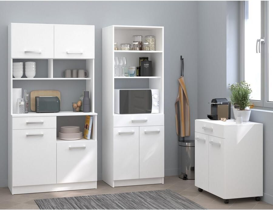 Parisot Kastenset Buffetset Uno 4 tijdloos onderhoudsvriendelijk veelzijdig opbergruimte (3 stuks)