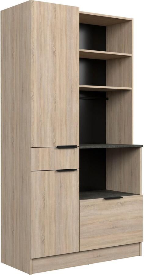 Parisot Kastenset Fumay 1 biedt veel opbergruimte praktische kabeldoorvoer variabel instelbaar (2-delig) - Foto 13