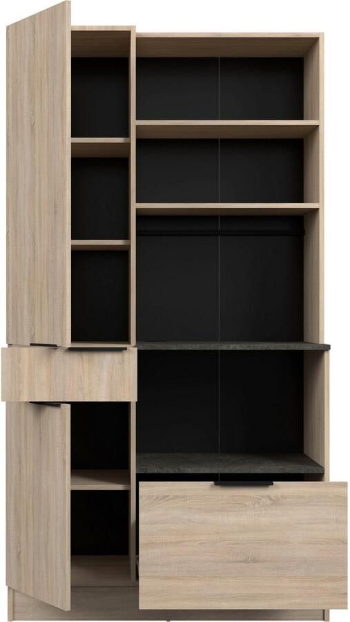 Parisot Kastenset Fumay 1 biedt veel opbergruimte praktische kabeldoorvoer variabel instelbaar (2-delig) - Foto 10