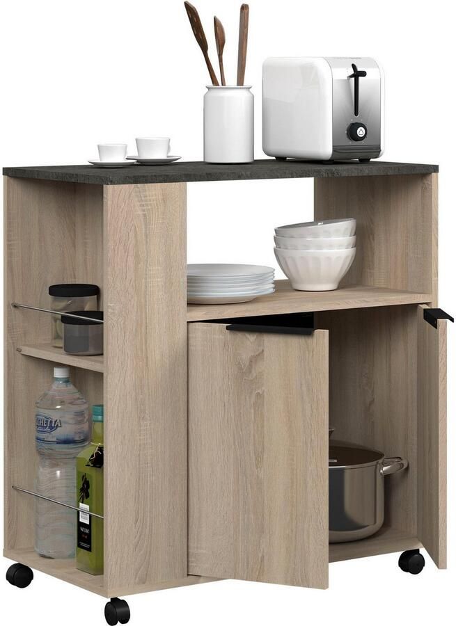 Parisot Kastenset Fumay 1 biedt veel opbergruimte praktische kabeldoorvoer variabel instelbaar (2-delig) - Foto 4