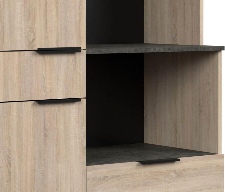 Parisot Kastenset Fumay 1 biedt veel opbergruimte praktische kabeldoorvoer variabel instelbaar (2-delig) - Foto 2