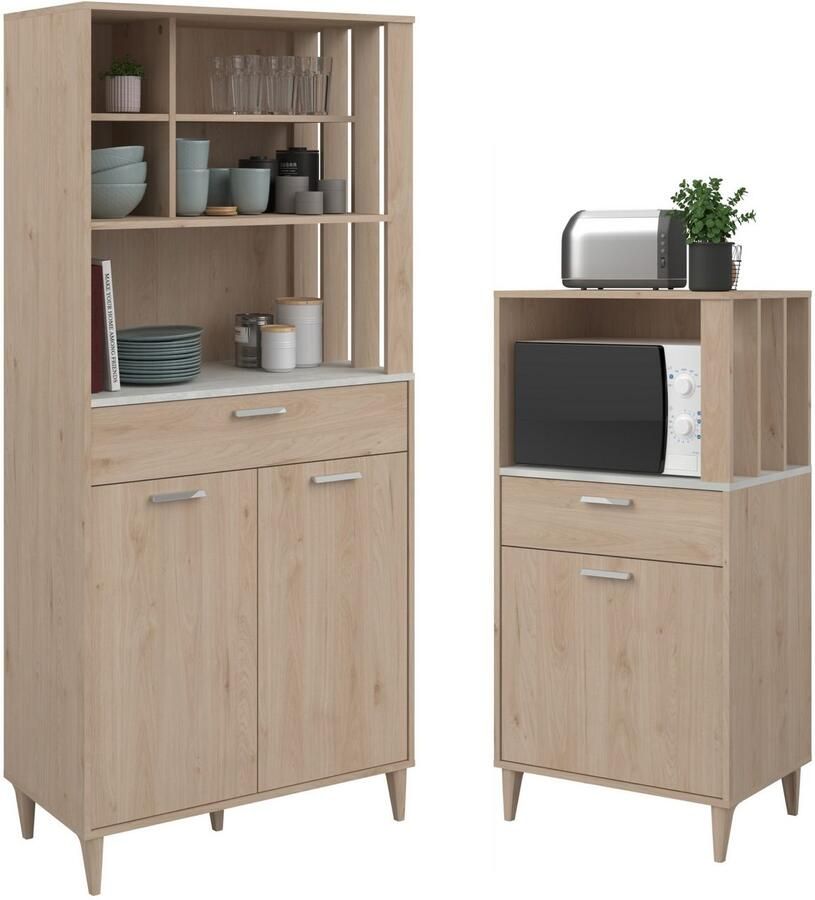 Parisot Kastenset Gala 1 decoratieve claustra aan de zijkanten van de bovenste vakken (set 2 stuks)