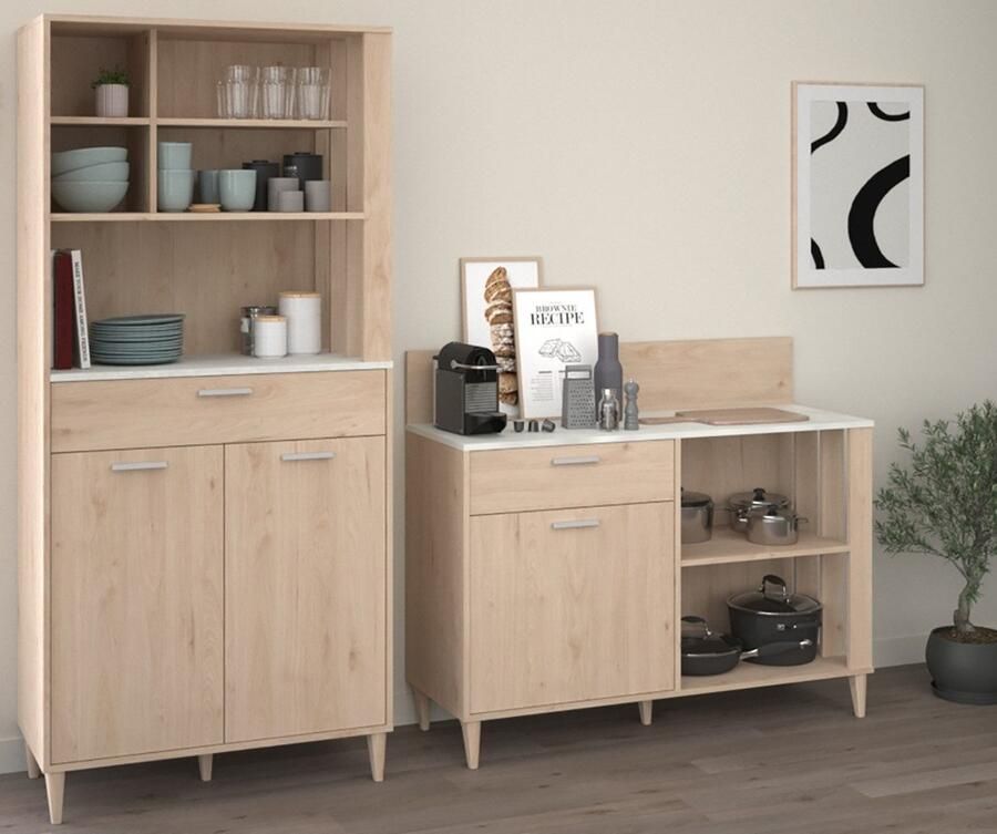 Parisot Kastenset Gala 2 decoratieve claustra aan de zijkanten van de bovenste vakken (set 2 stuks) - Foto 8