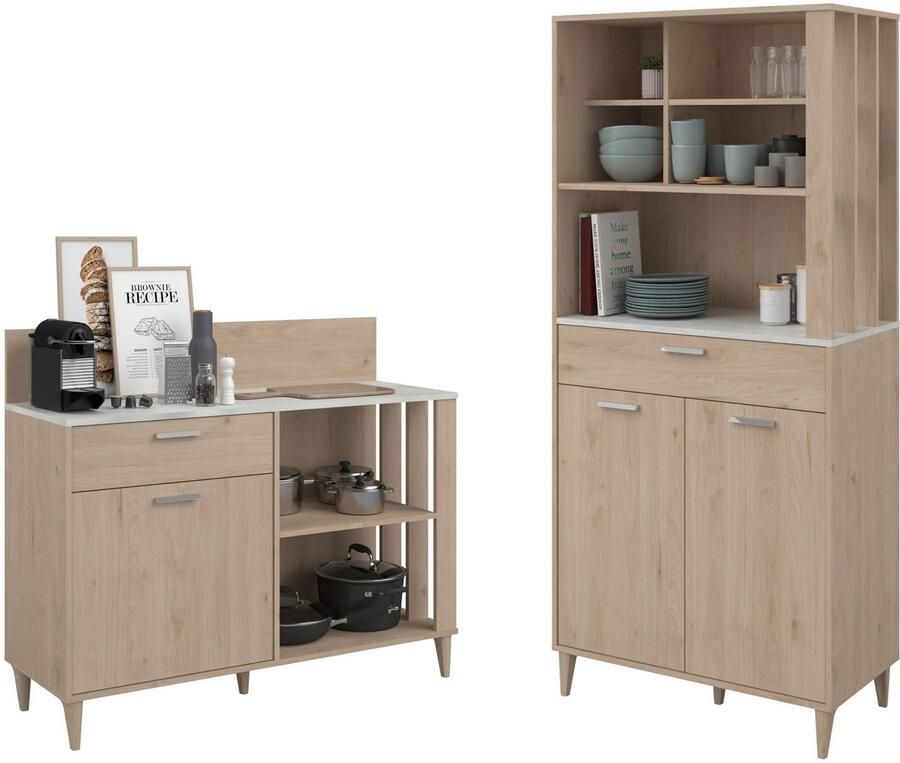 Parisot Kastenset Gala 2 decoratieve claustra aan de zijkanten van de bovenste vakken (set 2 stuks) - Foto 3