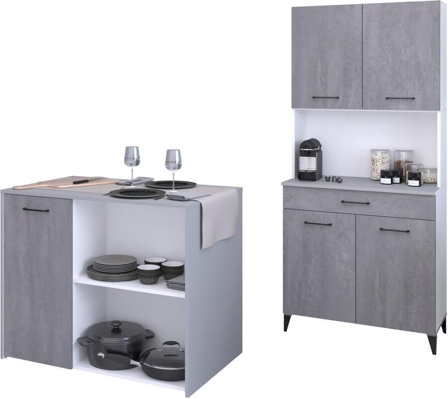 Parisot Kastenset Malice 3 veel opbergruimte geweldige uitstraling goede functie variabel te plaatsen en te gebruiken (2 stuks) - Foto 6