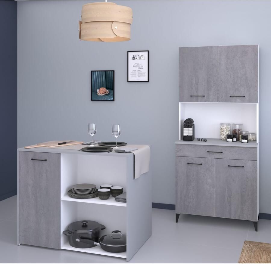 Parisot Kastenset Malice 3 veel opbergruimte geweldige uitstraling goede functie variabel te plaatsen en te gebruiken (2 stuks) - Foto 2