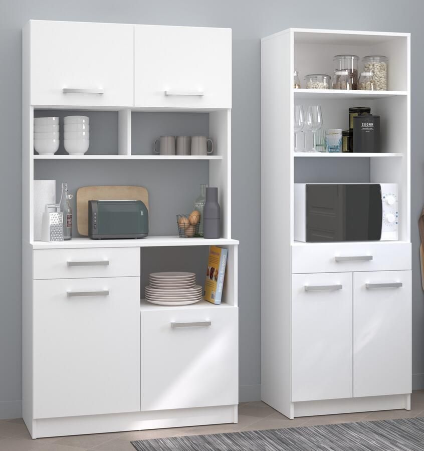 Parisot Kastenset Uno 3 Opbergruimte veelzijdig bruikbaar onderhoudsvriendelijk tijdloos (2 stuks) - Foto 5