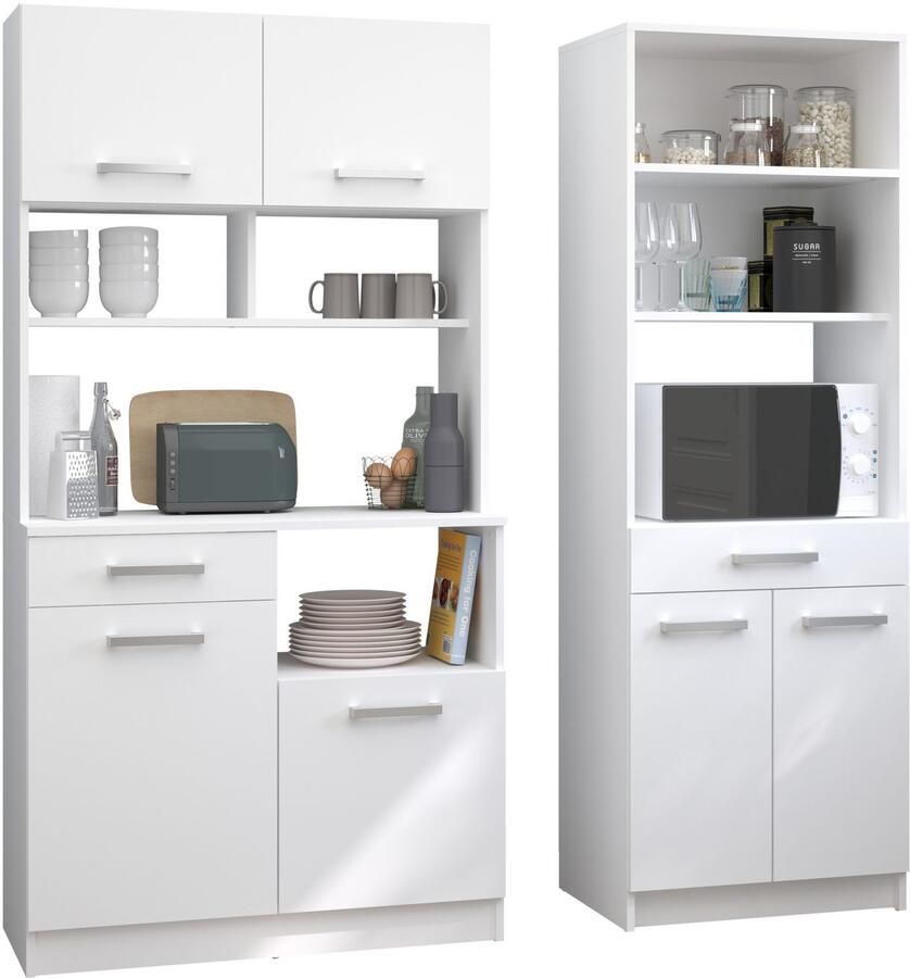 Parisot Kastenset Uno 3 Opbergruimte veelzijdig bruikbaar onderhoudsvriendelijk tijdloos (2 stuks)