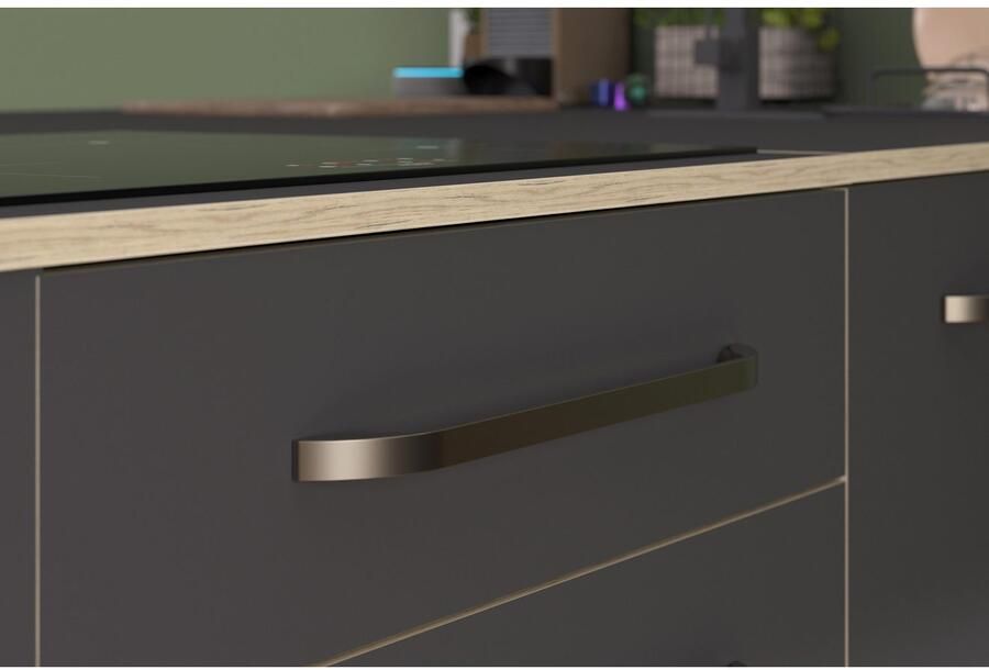 Parisot Kastenset Wave 1 Keuken kast buffetset keuken Deuren met softclose functie werkblad van eiken gefineerd (set 9 stuks) - Foto 8