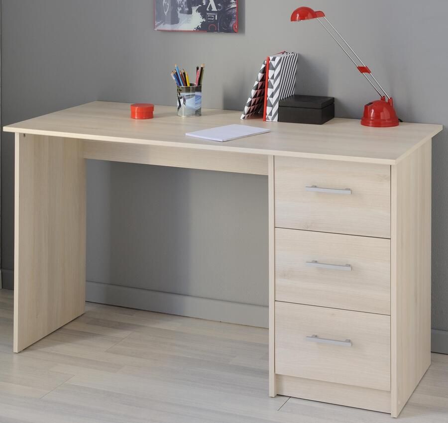 Parisot Kinderbureau Infinity Tienerbureau met 3 laden 121 5 x 55 cm werkhoogte 75 cm - Foto 4