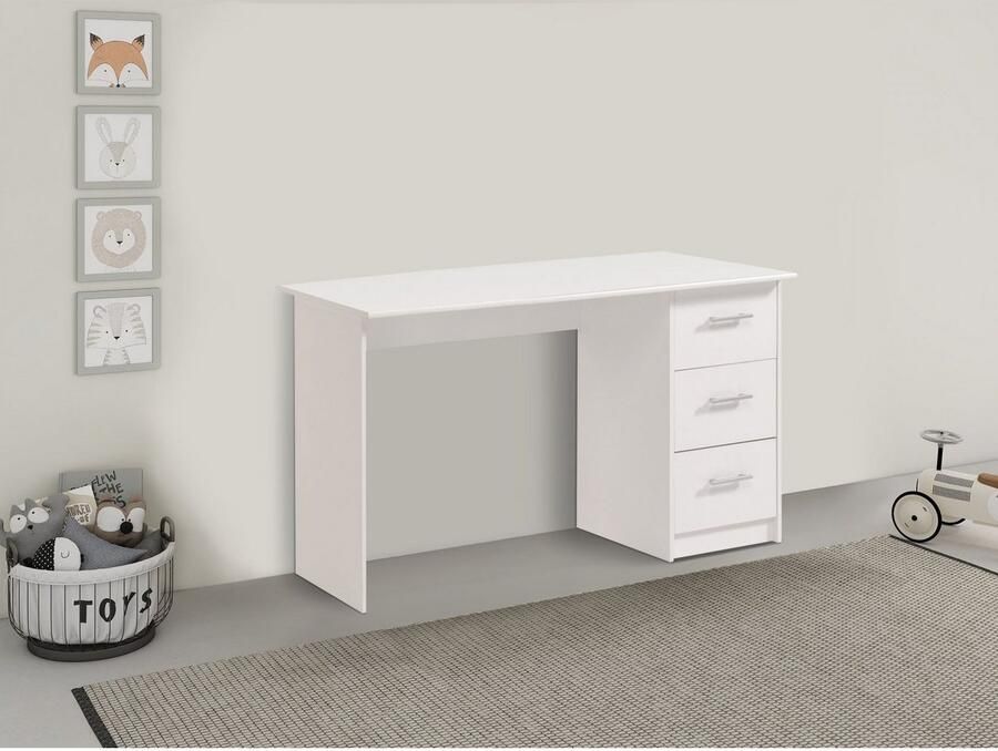 Parisot Kinderbureau Infinity Tienerbureau met 3 laden 121 5 x 55 cm werkhoogte 75 cm - Foto 5