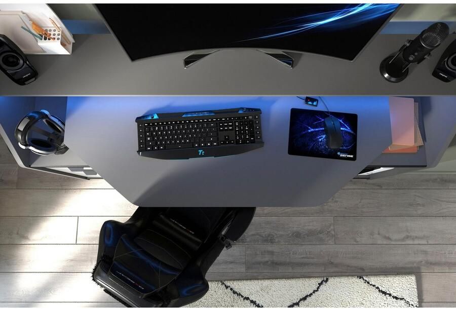 Parisot Kinderbureau Set-Up Gamingtafel tienerbureau bureau - Foto 3