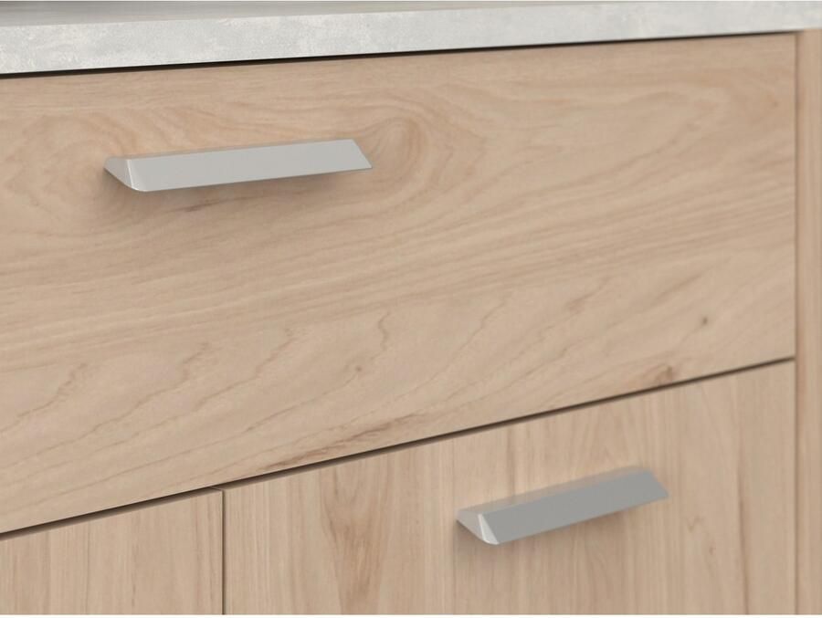 Parisot Buffetkast Galatee met 2 deuren & 1 lade eikdecor wit - Foto 2