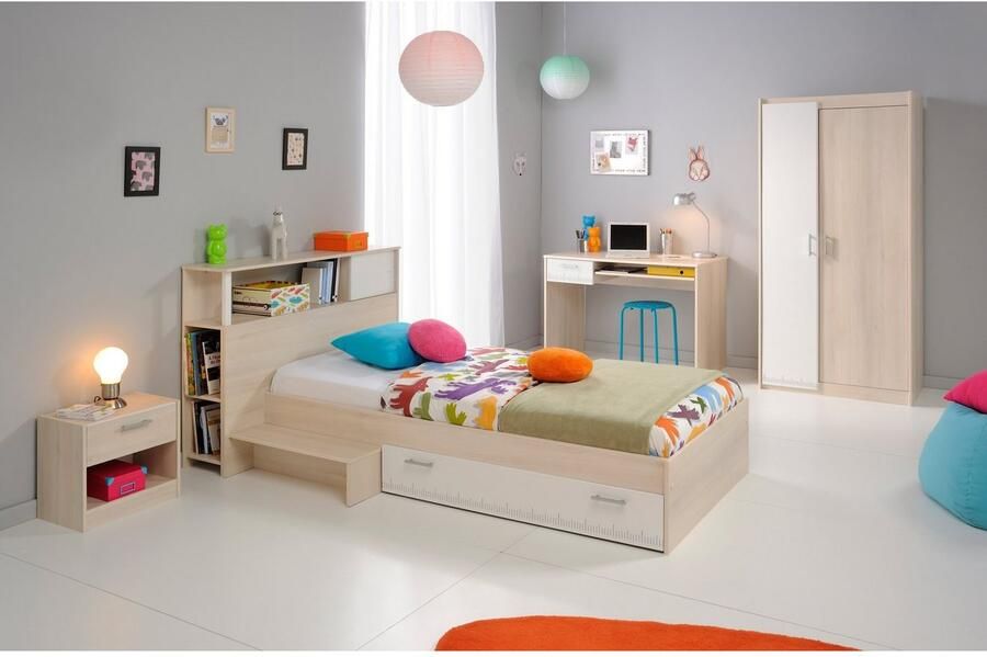 Woonexpress Table de chevet 1 Tiroir L43 8 cm Charly - Foto 3