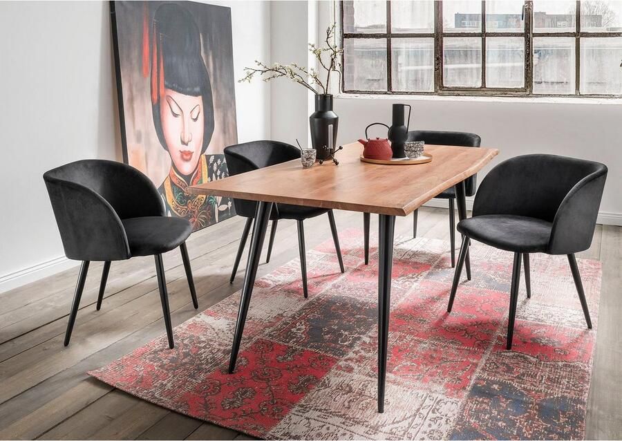 Paroli Eettafel HANNAH in 3 breedten
