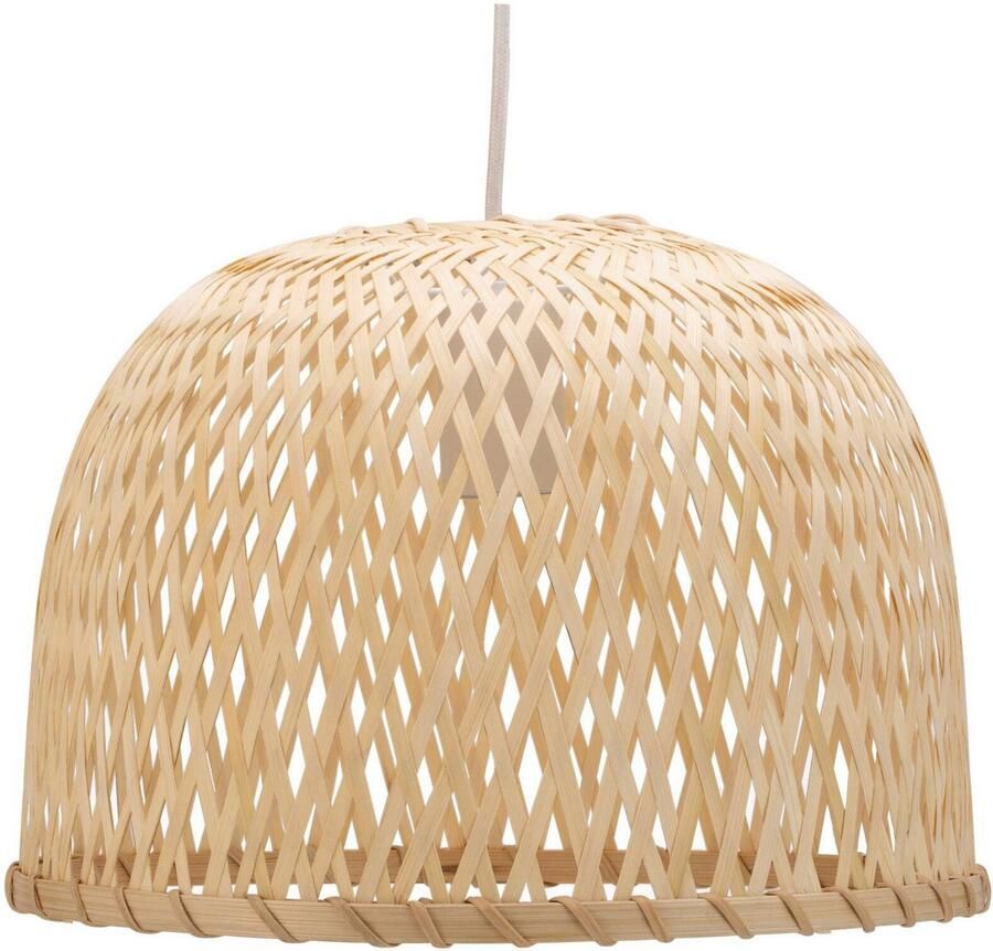 Pauleen Hanglamp Woody Pearl max20W beige wit 230V bamboe metaal (1 stuk) - Foto 2
