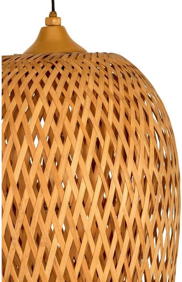 Pauleen Led-hanglamp Sunshine Bliss solarpendel outdoor bamboe rattan kunststof metaal (1 stuk) - Foto 7