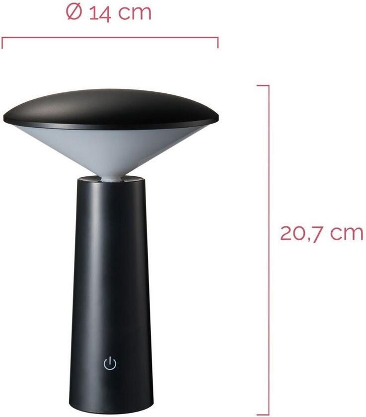 Pauleen Led-tafellamp Adorable Shine Mobile zwart 3W 5V (1 stuk)