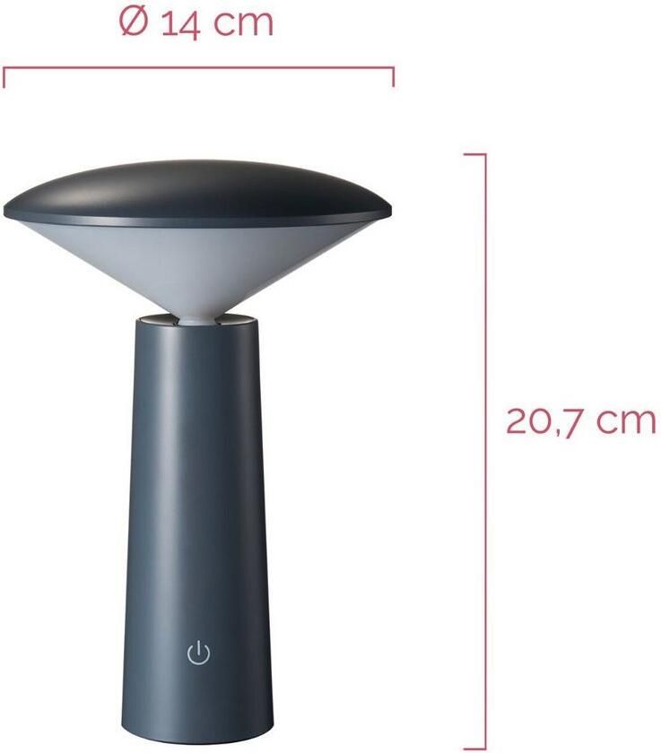 Pauleen Led-tafellamp Adorable Spark Mobile grijs 3W 5V (1 stuk)