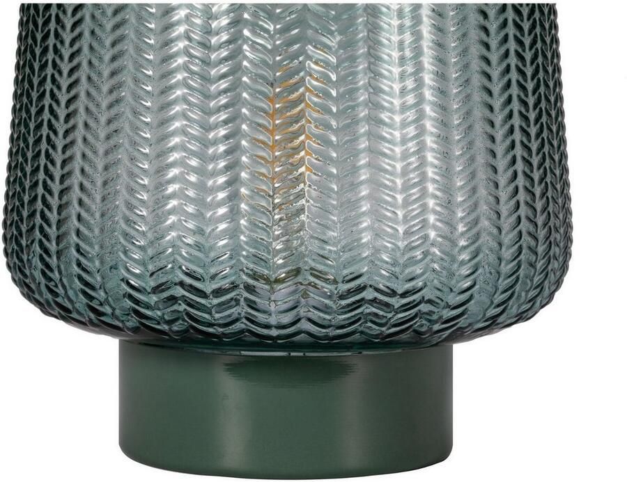 Pauleen Led-tafellamp Pretty Glamour Mobile turquoise glas metaal