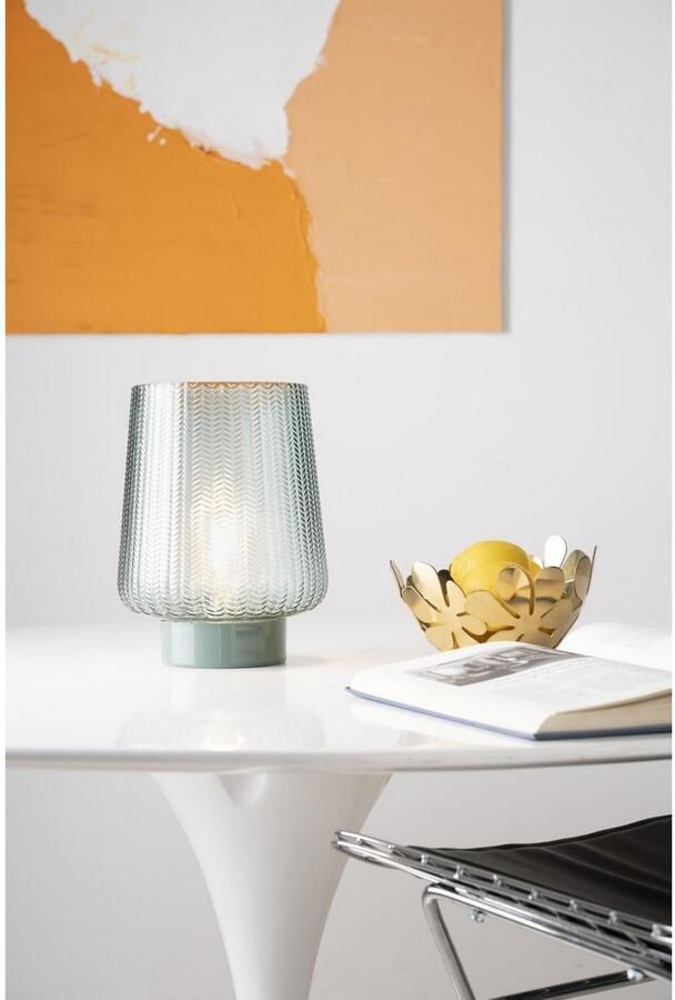 Pauleen Led-tafellamp Pretty Glamour Mobile turquoise glas metaal - Foto 5