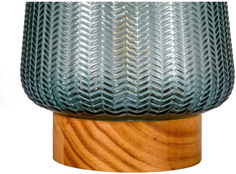 Pauleen Led-tafellamp Pretty Glamour mobile turquoise hout - Foto 2
