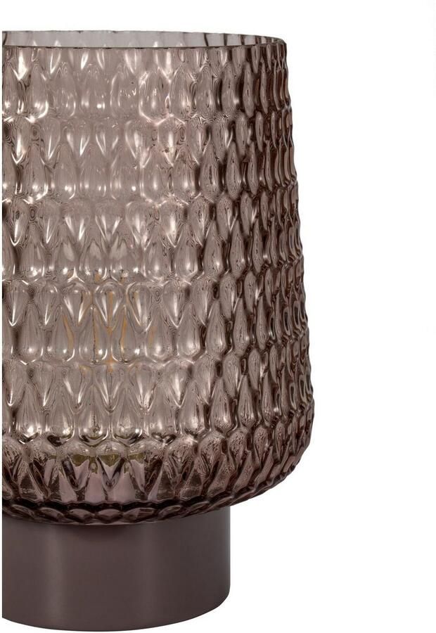 Pauleen Led-tafellamp Sparkling Glamour mobile grijs glas metaal - Foto 3