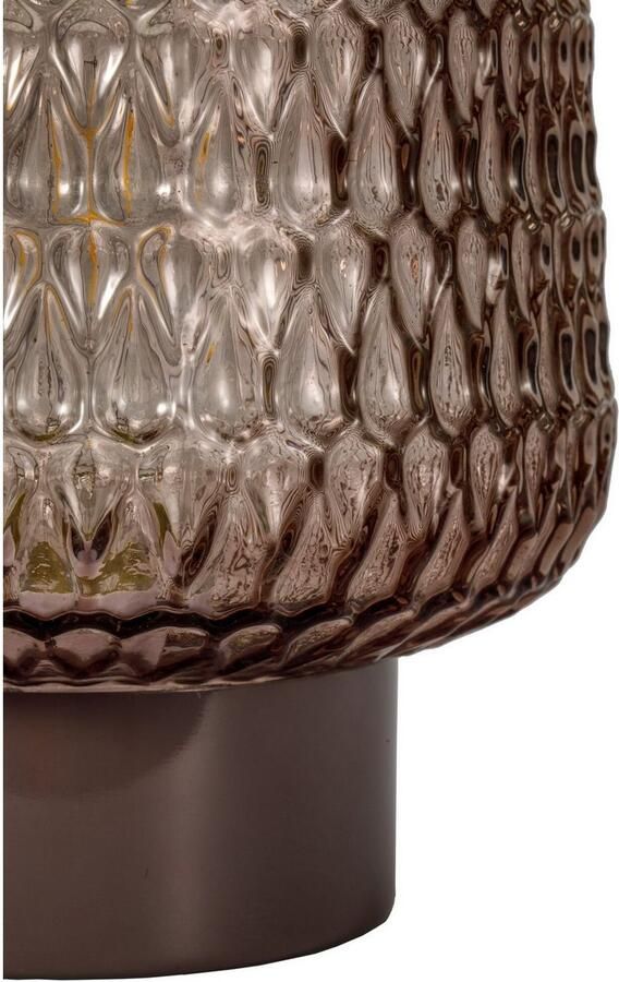 Pauleen Led-tafellamp Sparkling Glamour mobile grijs glas metaal - Foto 5