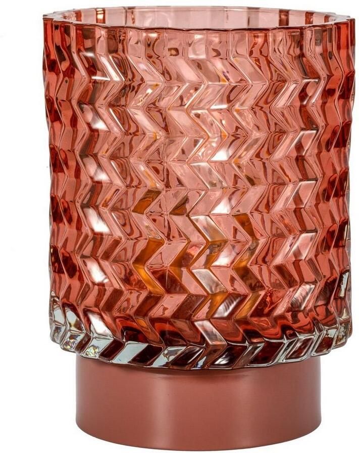 Pauleen Led-tafellamp Sweet Glamour mobile roze glas metaal - Foto 2